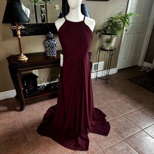 Azazie Cabernet Brides Maid dress NWT